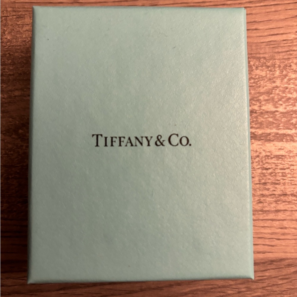 Tiffany necklace box with two jewelry pouches